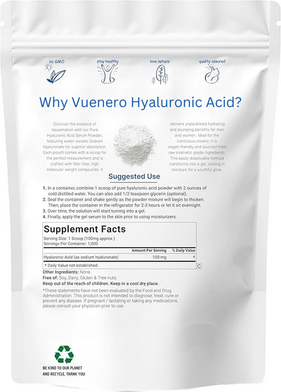 VUENERO® Hyaluronic Acid Powder
