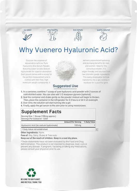 VUENERO® Hyaluronic Acid Powder