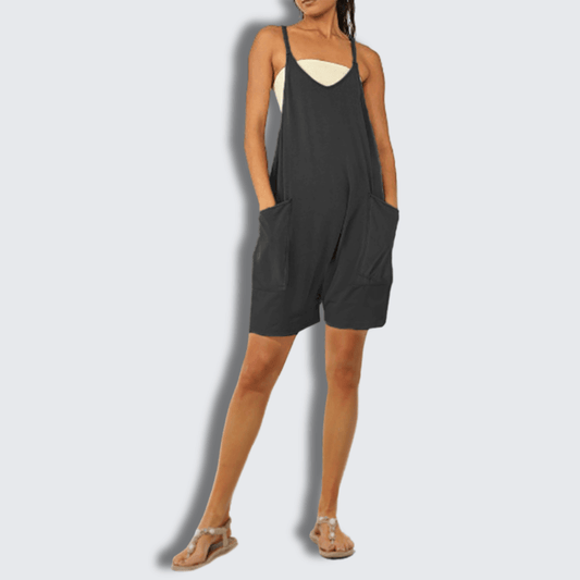 Oversized Jumpsuit Shorts - Maternity & Postpartum