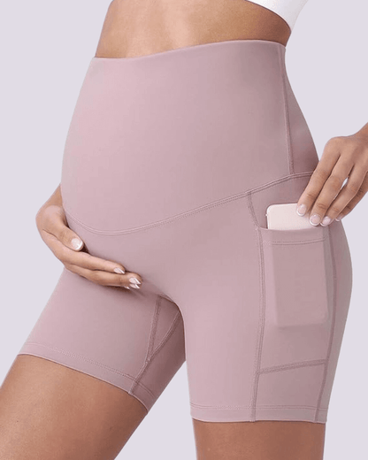 Cloud Maternity Biker Shorts