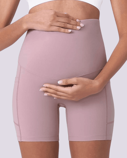 Cloud Maternity Biker Shorts